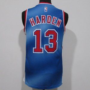 Shirts | Brooklyn Nets 13 James Harden Retro Blue Jersey ...